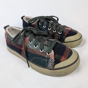 Keen Women's Size 6 Plaid Flannel Fleece Sneakers Shoes
